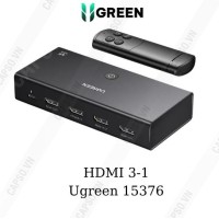 Bộ gộp HDMI 2.0 3 vào 1 ra Ugreen 15376/CM568 hỗ trợ 4k60hz